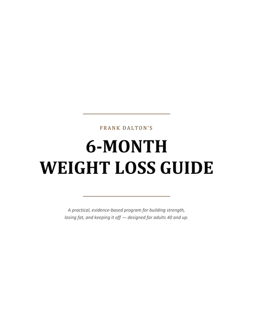 Frank Dalton's 6-Month Weight Loss Guide — cover