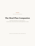 The Meal Plan Companion — protein-first eating after 40 by The Dalton Method (cover)